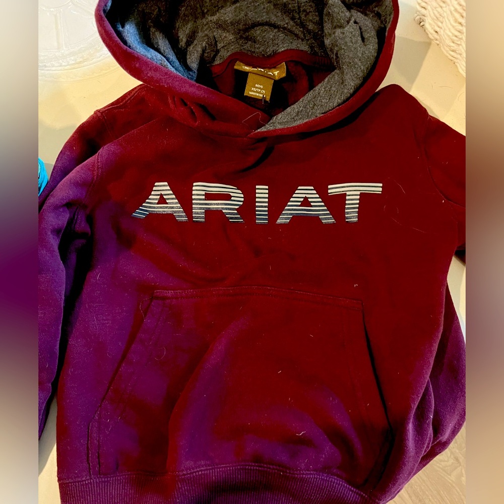 Kids Ariat Hoodie, size small (age 4-5)